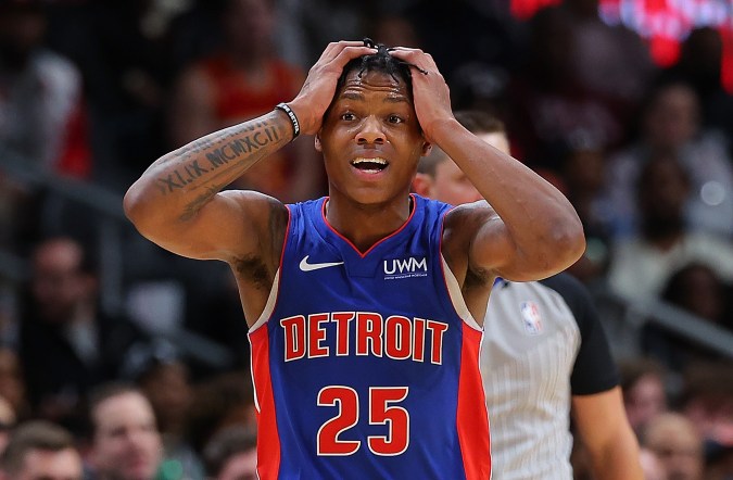 Marcus Sasser no puede creer la situación por la que pasa Detroit Pistons.