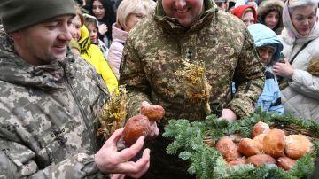 Celebración navideña en Ucrania.