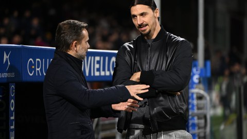 El delantero sueco disfrutó de sus días de vacaciones en Miami antes de regresar a Italia.