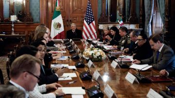 La reunión entre López Obrador y los representantes de EE.UU. duró casi tres horas.