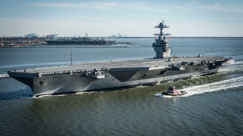 USS Gerald R. Ford Begins Builder's Sea Trials