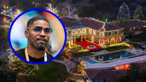 Jamie Foxx ha destacado en su comunidad por la decoración navideña.