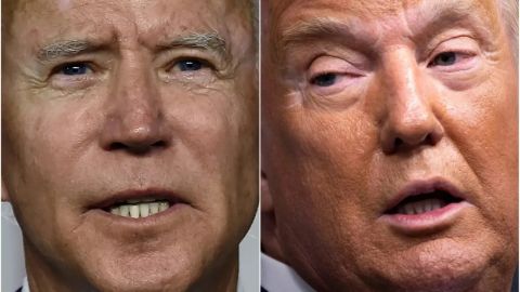 Joe Biden y Donald Trump, presidente y expresidente de Estados Unidos, respectivamente