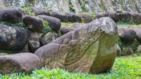 Ruins,Of,The,Pre-colombian,Town,Takalik,Abaj,,Guatemala