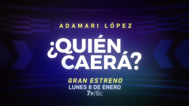 ¿Quién Caerá? es el nuevo programa de TelevisaUnivision, conducido por Adamari López.