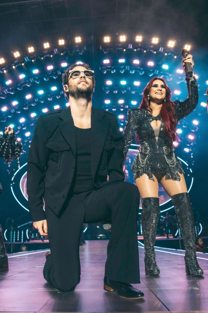 RBD durante un concierto.