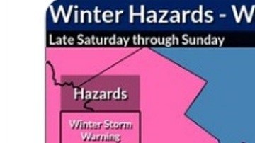 Pronóstico del clima en área triestatal.