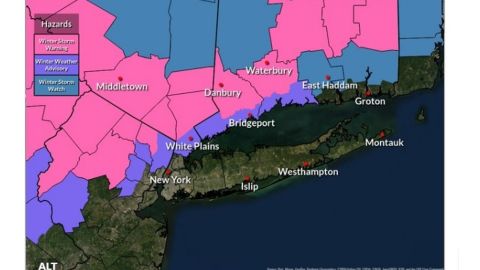 Pronóstico del clima en área triestatal.