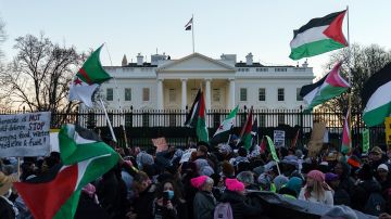 Solidarity rally with the Palestinian people in Washington
