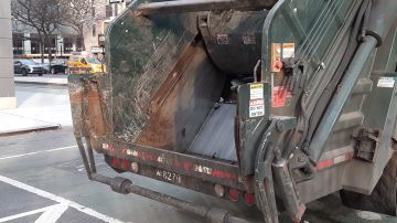 Camión de basura en NYC/Archivo.