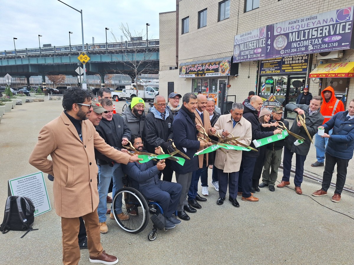 New Plaza and Shared Street Construction in Inwood Neighborhood of Upper Manhattan Adds Pedestrian Space and Calms Traffic