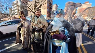 Gaspar, Melchor y Baltasar llevaron el regalo de la unión de comunidades escolares del Alto Manhattan.