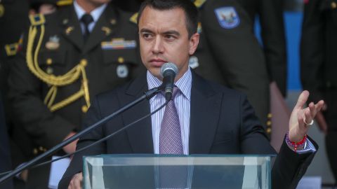 Presidente Daniel Noboa afirmó estar ganando la batalla que le declaró al crimen organizado en Ecuador