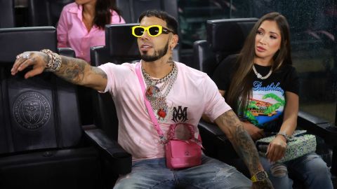 Anuel AA y Laury Saavedra