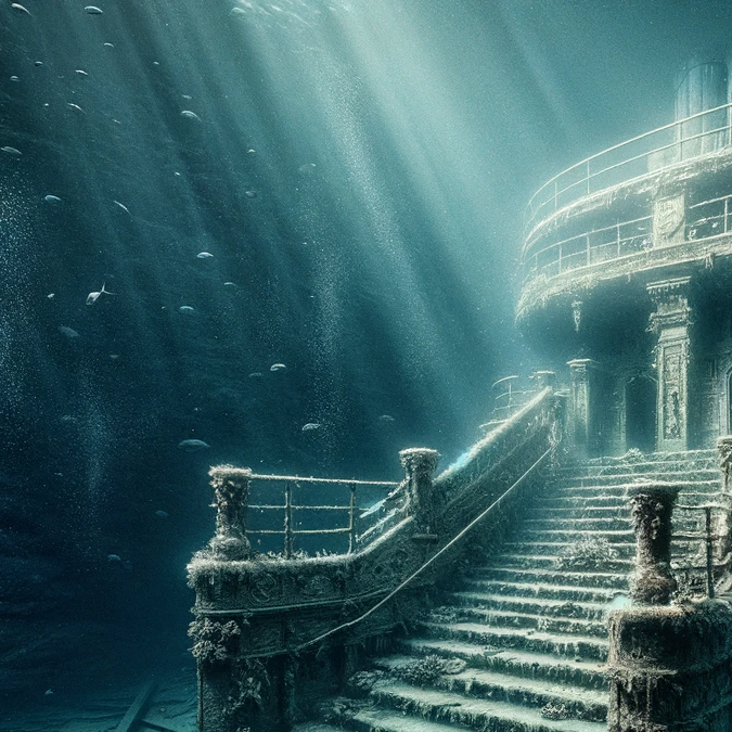 No hay restos humanos en el Titanic. (Imagen creada por Impremedia con tecnología Dall-e)