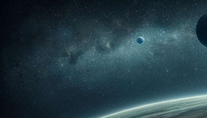 El universo opera bajo las mismas leyes físicas, ya sea en la Tierra o a años luz de distancia. (Ilustración creada por El Diario NY con Dall-e / Impremedia)