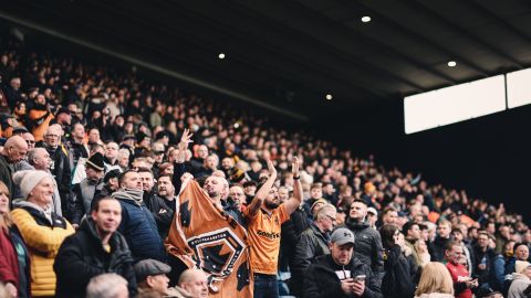 Hinchas de los Wolverhampton Wanderers.