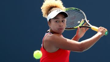 Mari Osaka durante el Miami Open de 2019.