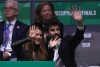 Shakira y Gerard Piqué asistiendo a un evento cuando estaban casados.