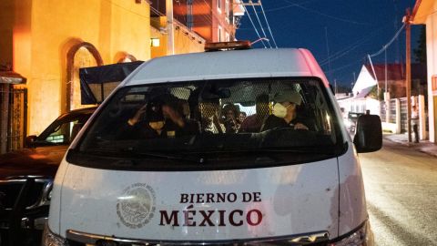 El comunicado aseveró que el INM "brindó acompañamiento" a las personas migrantes.