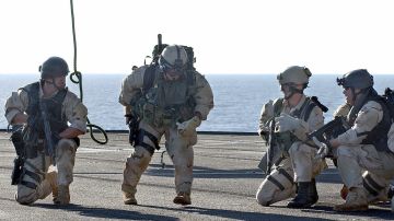 Navy SEALs Operate Aboard USS Mount Whitney