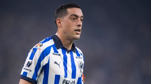 Rogelio Funes Mori durante un encuentro ante Atlético San Luis en la Liga MX.