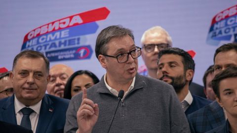 Aleksandar Vucic, presidente de Serbia.