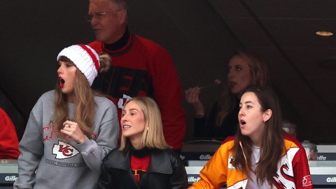 Taylor Swift en un partido de los Kansas City Chiefs contra los New England Patriots