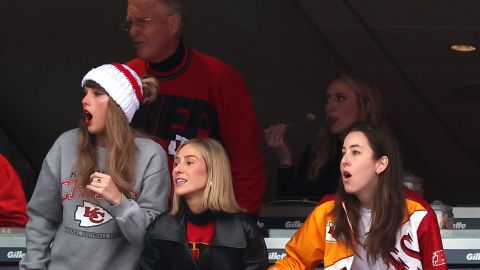 Taylor Swift en un partido de los Kansas City Chiefs contra los New England Patriots