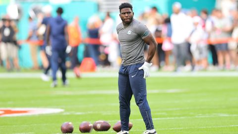 Tyreek Hill en la previa del encuentro ante Dallas Cowboys.