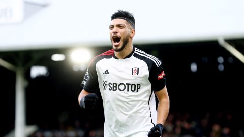 Raúl Jiménez celebra al máximo su gol ante el Arsenal el pasado 31 de diciembre.