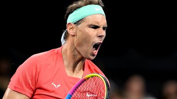 Rafael Nadal celebró con todo su retorno al tenis en el ATP 250 de Brisbane.
