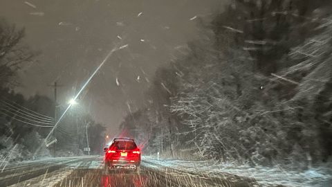 Tormenta de nieve en Nueva Jersey