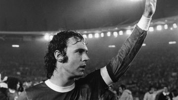 Franz Beckenbauer en la final del Mundial de 1974.