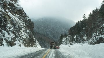 Nieve en Bartlett, New Hampshire