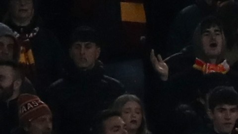 Así fue el emocionante homenaje que recibió Mourinho de los aficionados en el Olímpico de Roma