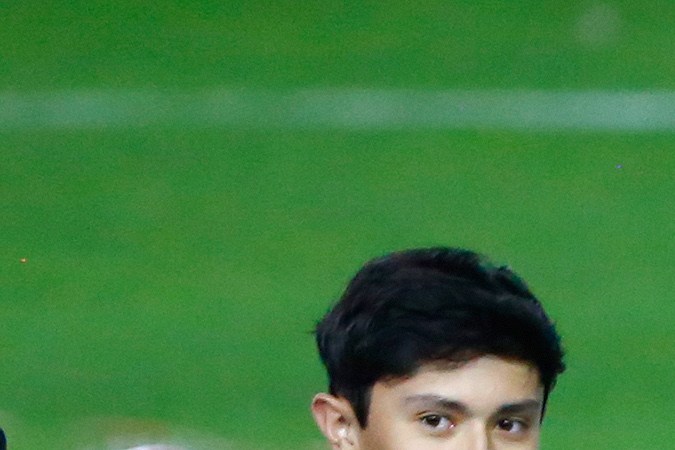 Andrés Guardado en su presentación con el Club León.