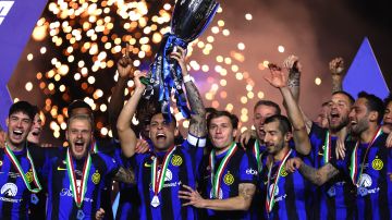 Inter es tricampeón de la Supercopa de Italia gracias a gol en el último minuto de Lautaro Martínez