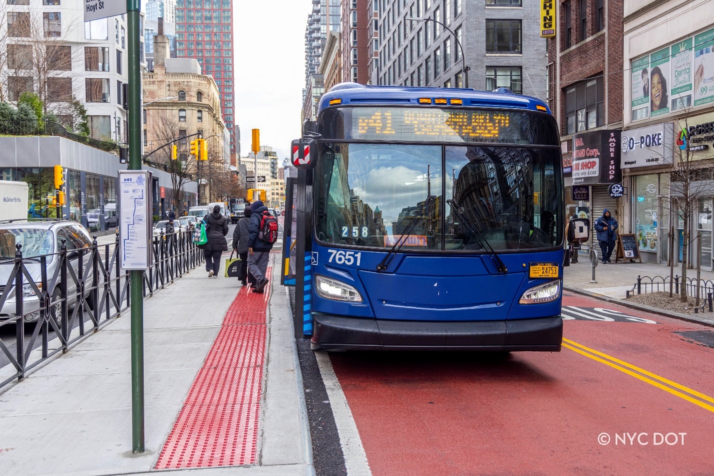 NYC DOT Redesigns Livingston Street To Improve Bus Service And Traffic ...