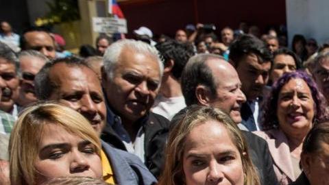Machado descartó la posibilidad de que alguien la sustituya como candidata de la opositora Plataforma Unitaria Democrática (PUD).