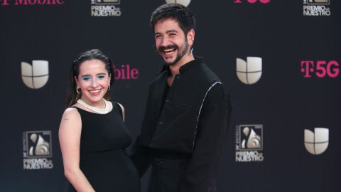 Evaluna Montaner junto a su esposo Camilo.