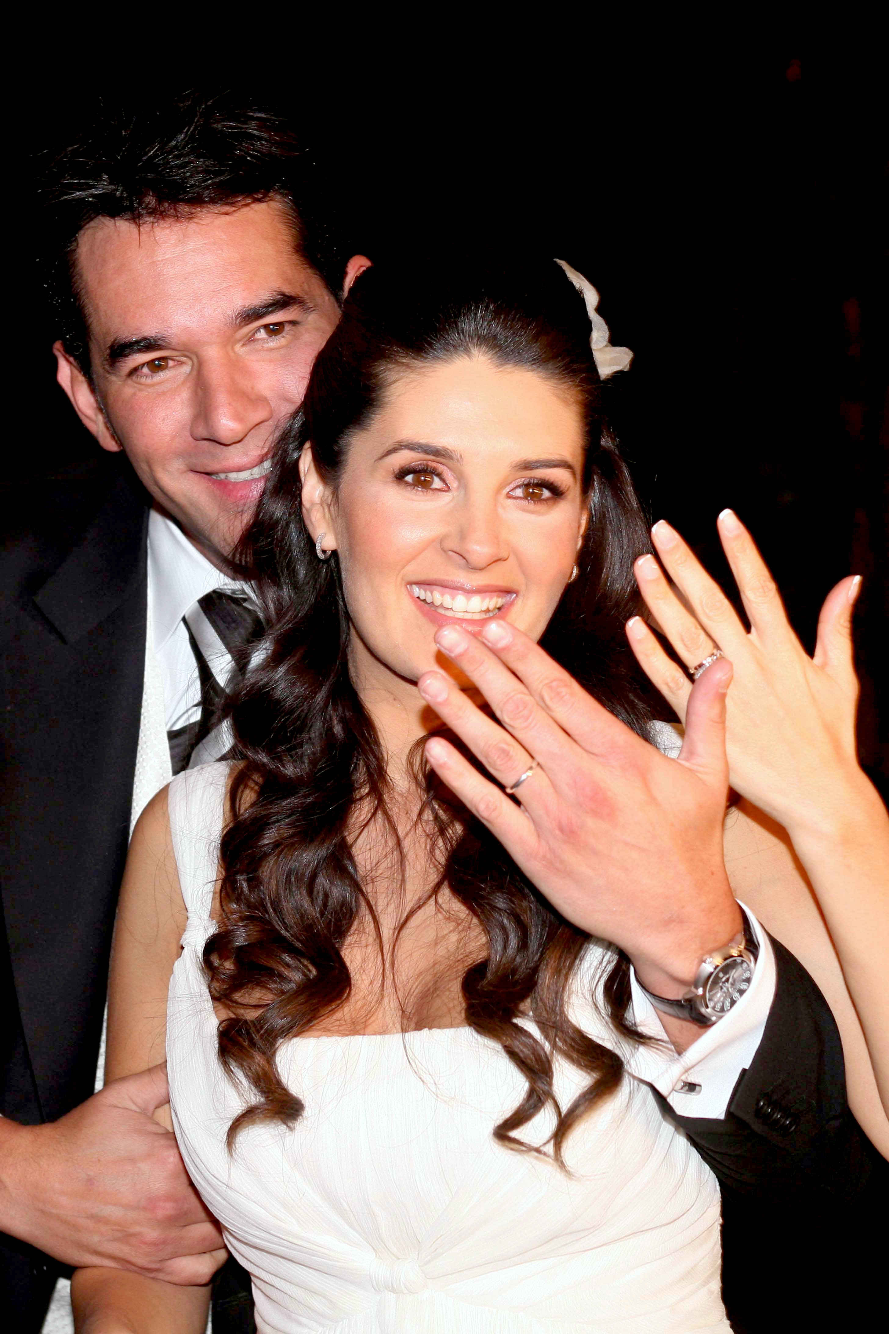 Mayrín Villanueva se casó estando embarazada de Eduardo Santamarina.