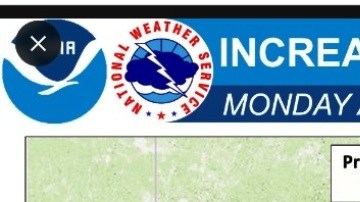 Posible nevada fuerte en la zona noreste de EE.UU. el lunes y martes.