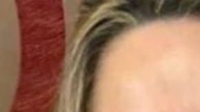 Denisse Oleas Arancibia y el sospechoso de su muerte usando sus pantalones.