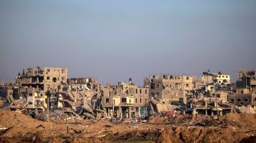 Destrucción el campamento de Al Bureij en Gaza,