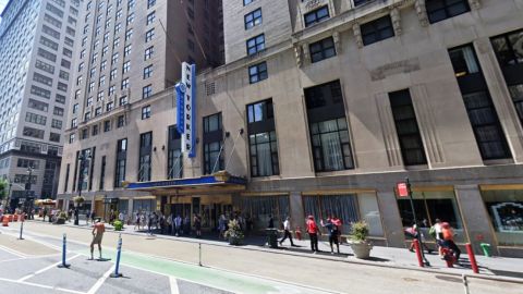The New Yorker Hotel, 8th Av, NYC.