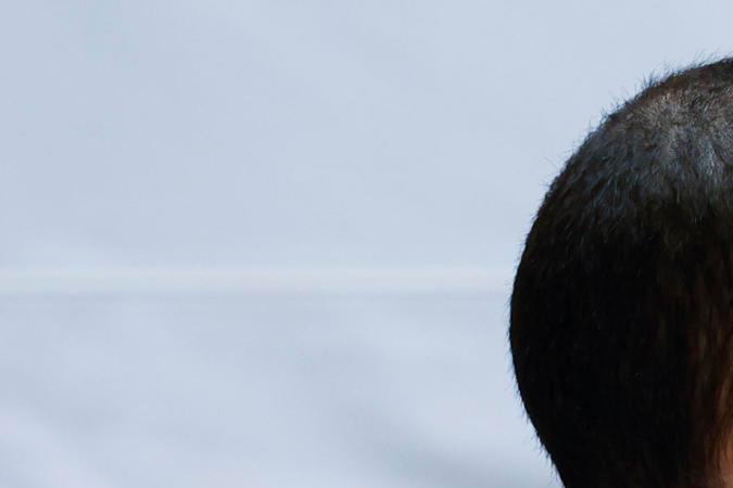 Dani Alves durante el juicio que inició este lunes en un juzgado de Barcelona, España.