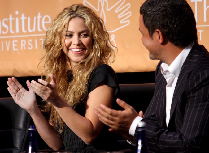 Shakira y Alejandro Sanz