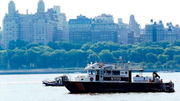 NYPD en Hudson River/Archivo.