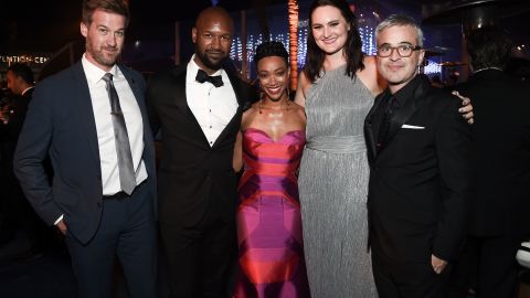 Kenneth Mitchell, Kenric Green, Sonequa Martin-Green, Mary Chieffo y Alex Kurtzman